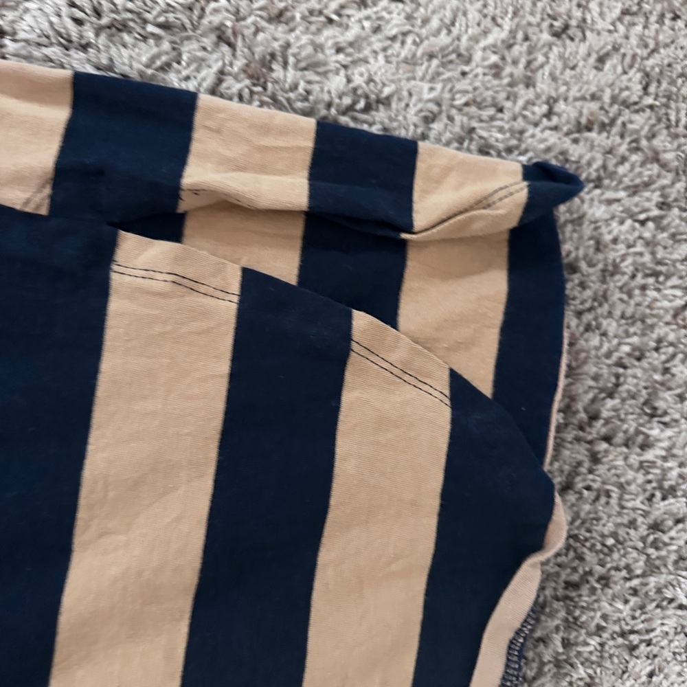 Midi striped skirt